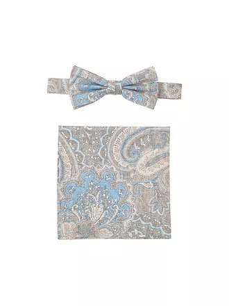 SEIDENFALTER | Set nœud papillon et pochette PRINCE BOWTIE | beige